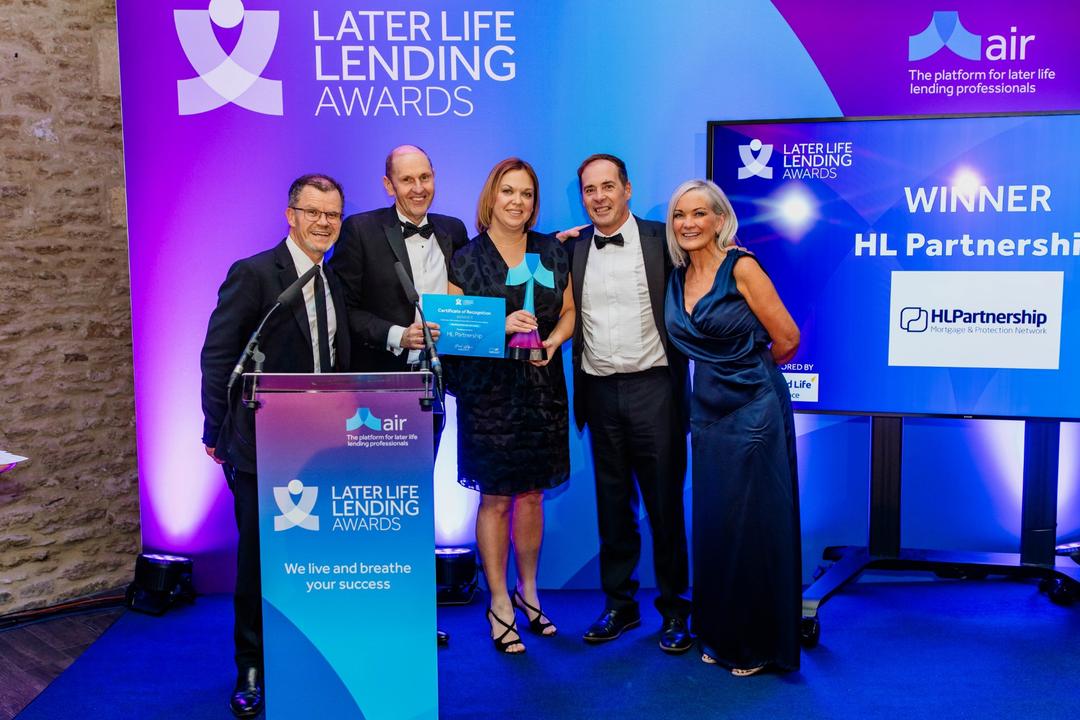 HLPartnership Triumphs at Later Life Lending Awards: Crowned Best Network for Later Life Lending